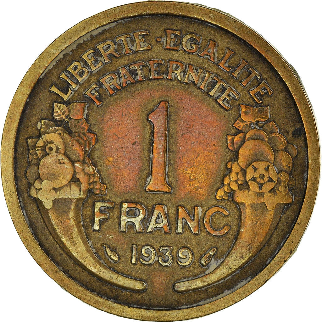Münze, Frankreich, Franc, 1939