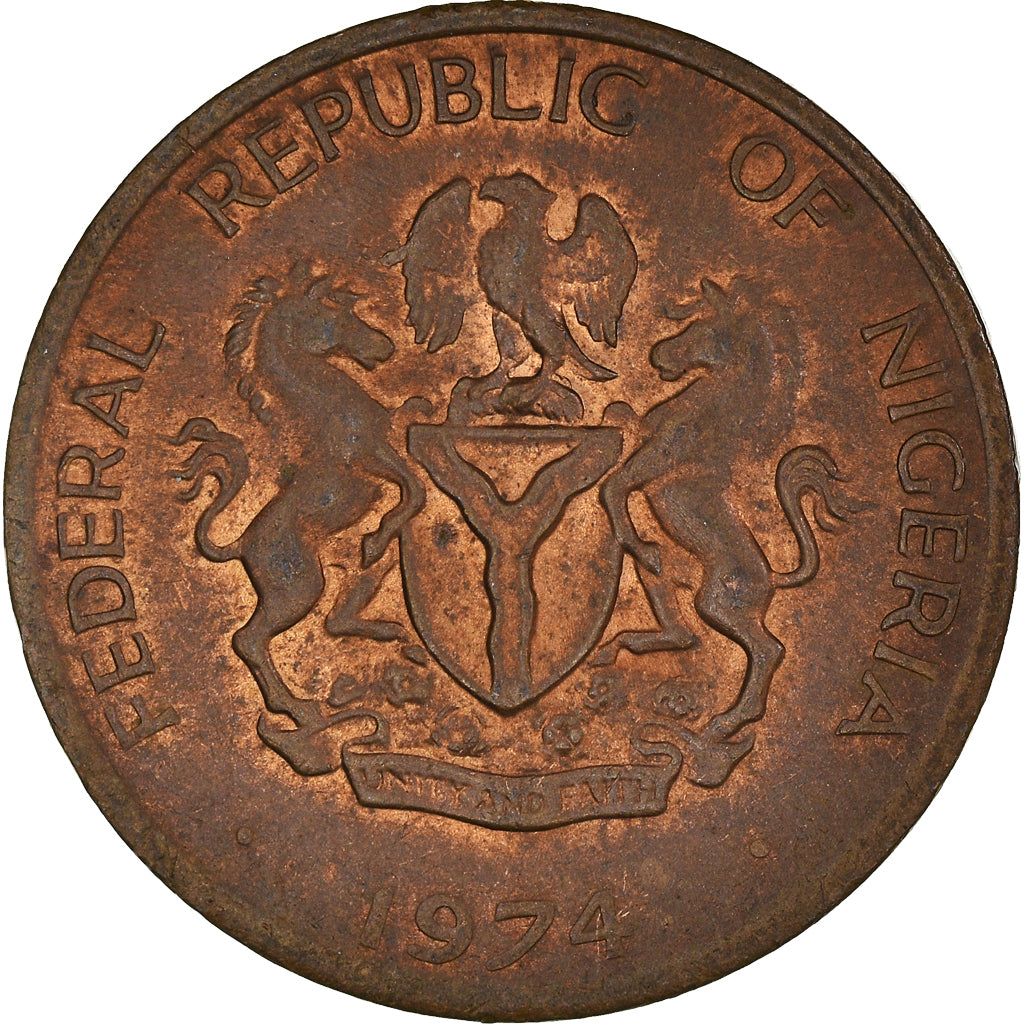 Monnaie, Nigéria, Kobo, 1974