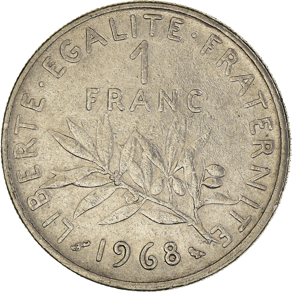 Moneta, Francia, Franc, 1968
