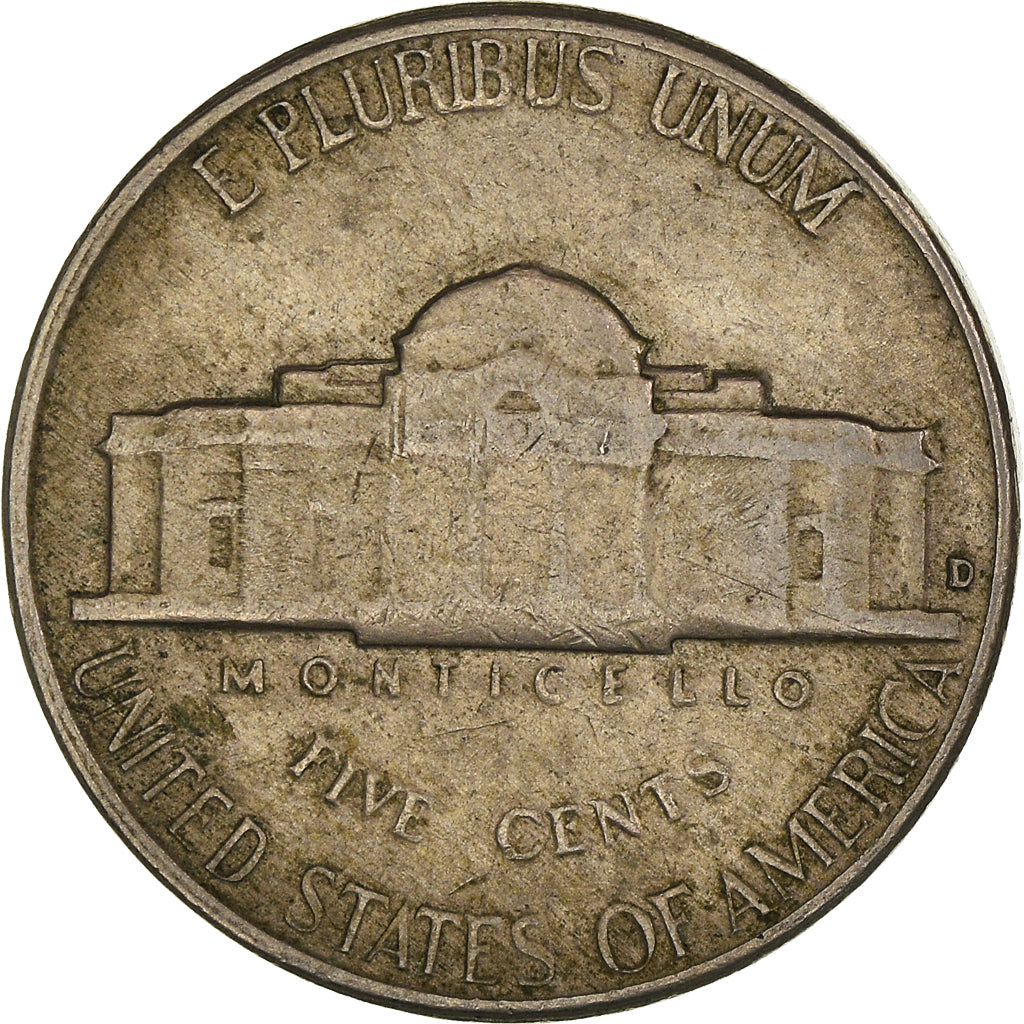 Moeda, Estados Unidos da América, 5 Cents, 1963