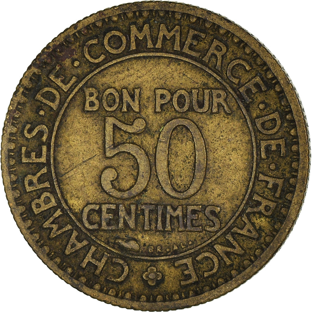 Moneda, Francia, 50 Centimes, 1923