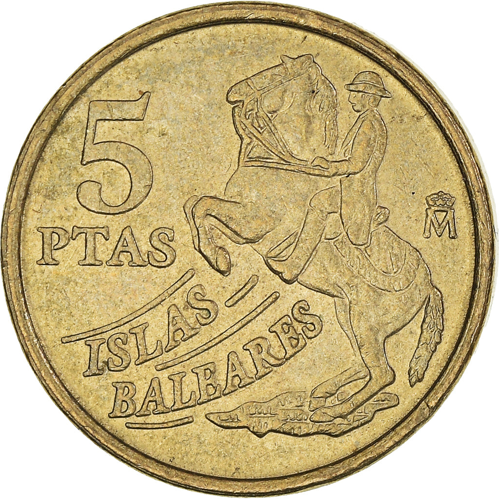 Moeda, Espanha, 5 Pesetas, 1997