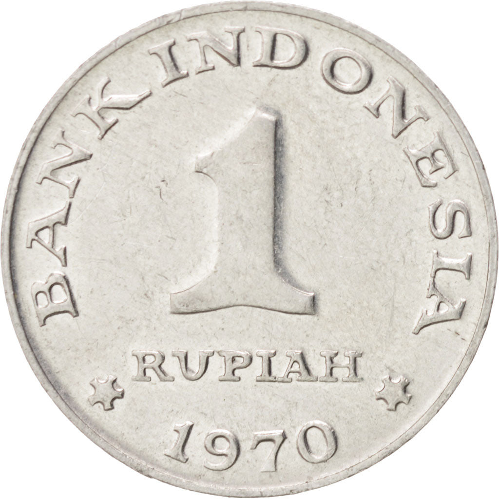 Coin, Indonesia, Rupiah, 1970, MS(60-62), Aluminum, KM:20
