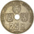 Moneta, Belgio, 25 Centimes, 1939