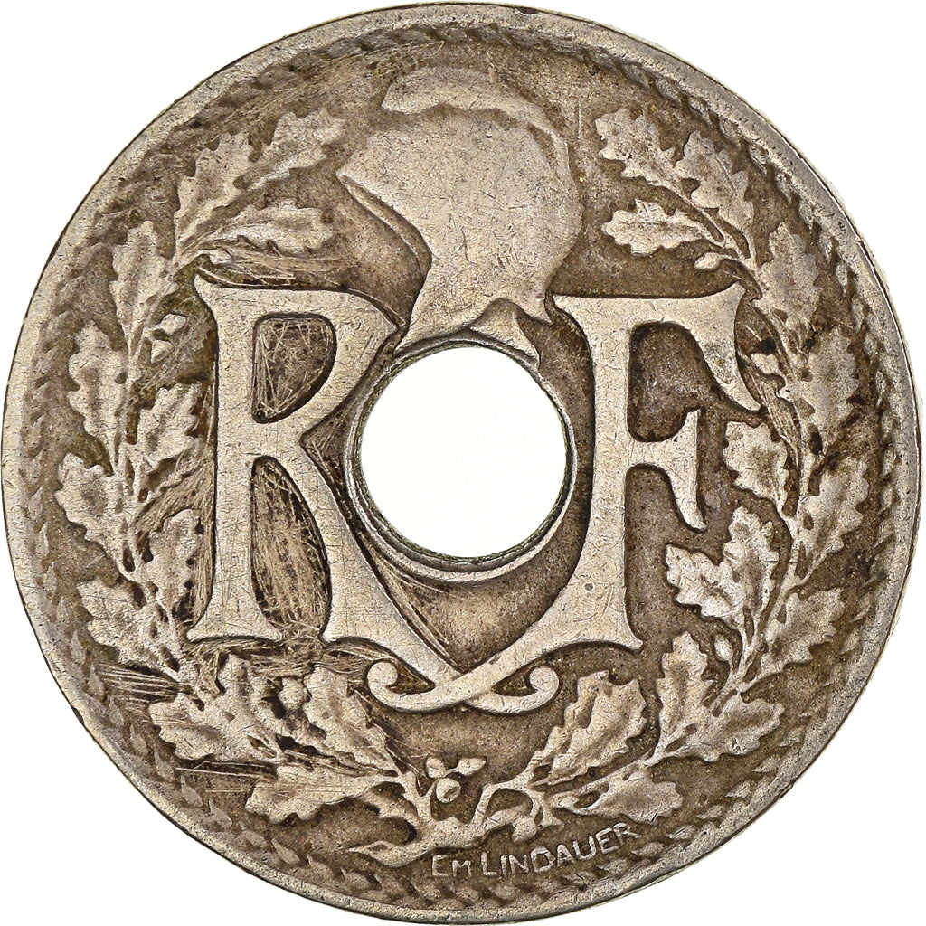 Munten, Frankrijk, 25 Centimes, 1920