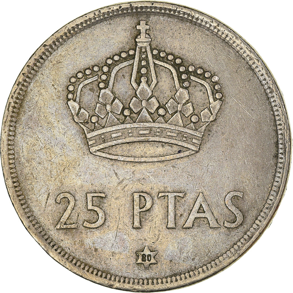 Moneta, Spagna, 25 Pesetas