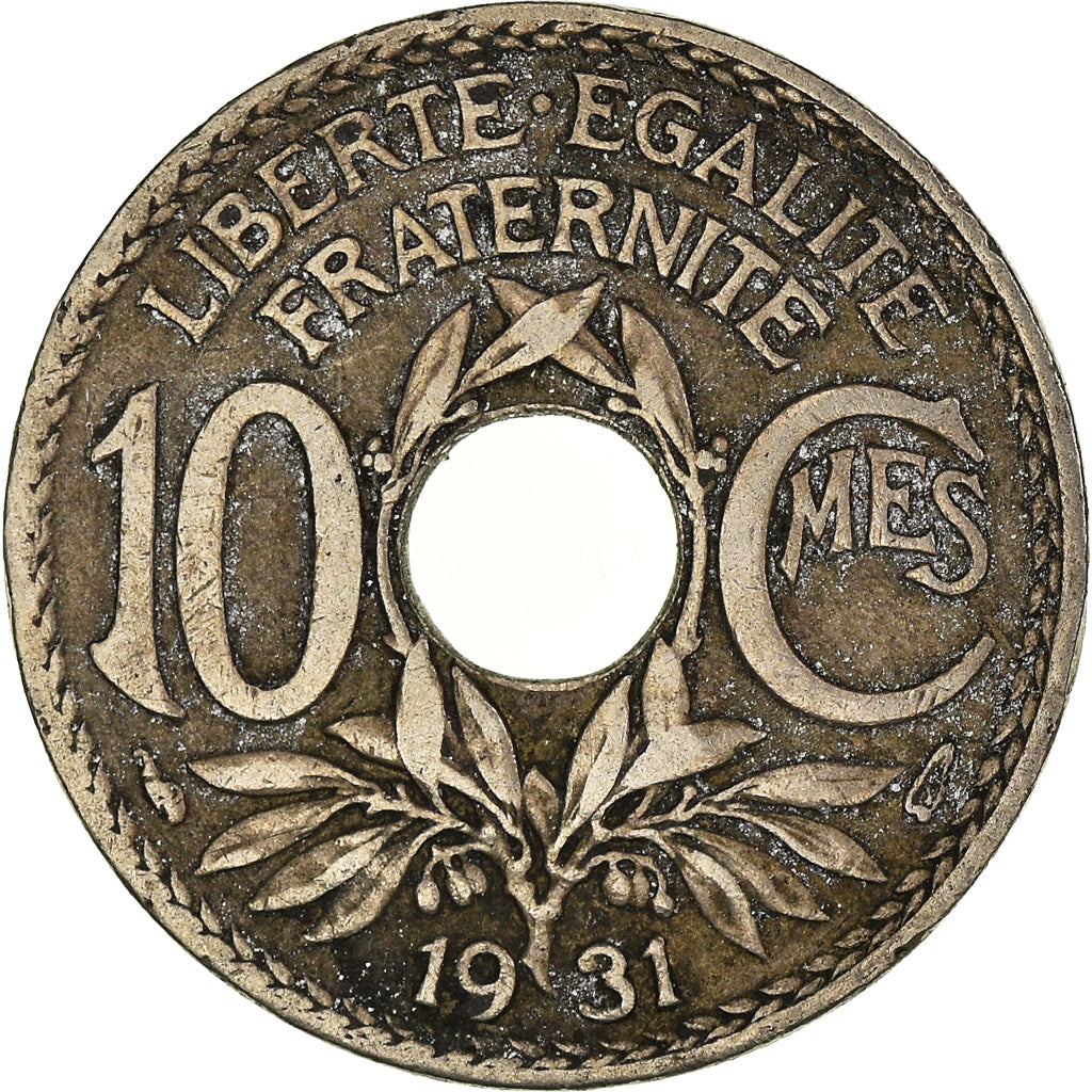 Coin, France, 10 Centimes, 1931