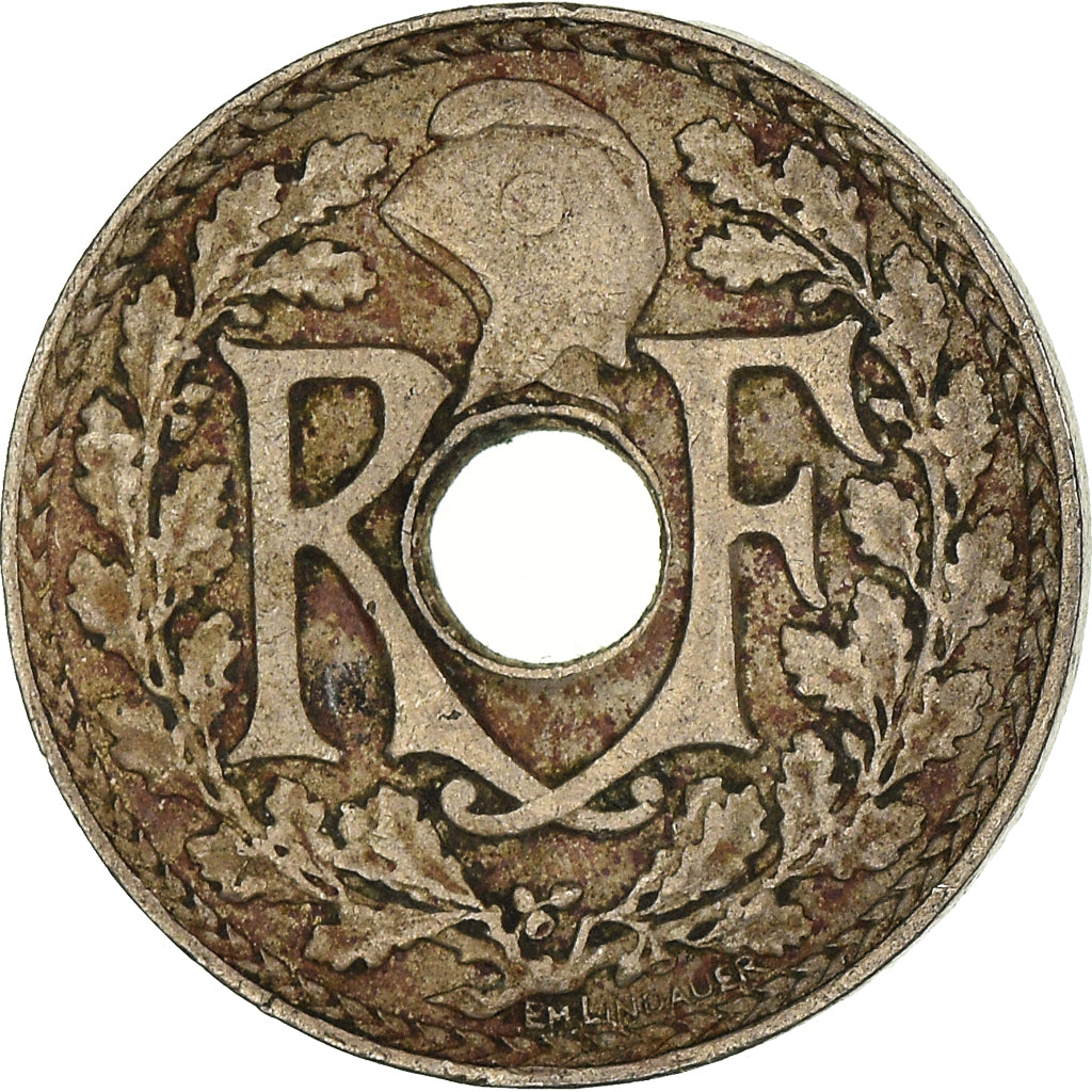 Moeda, França, 5 Centimes, 1932