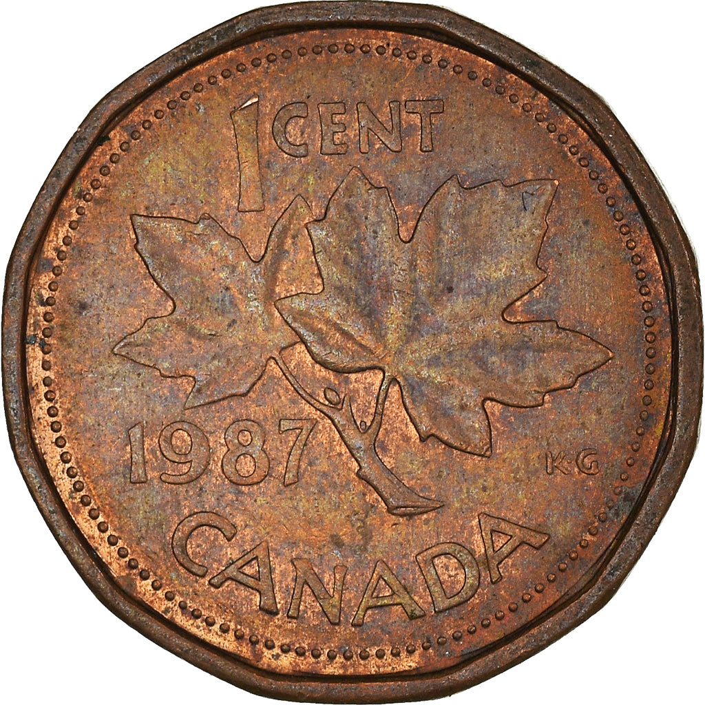 Moneta, Canada, Cent, 1987
