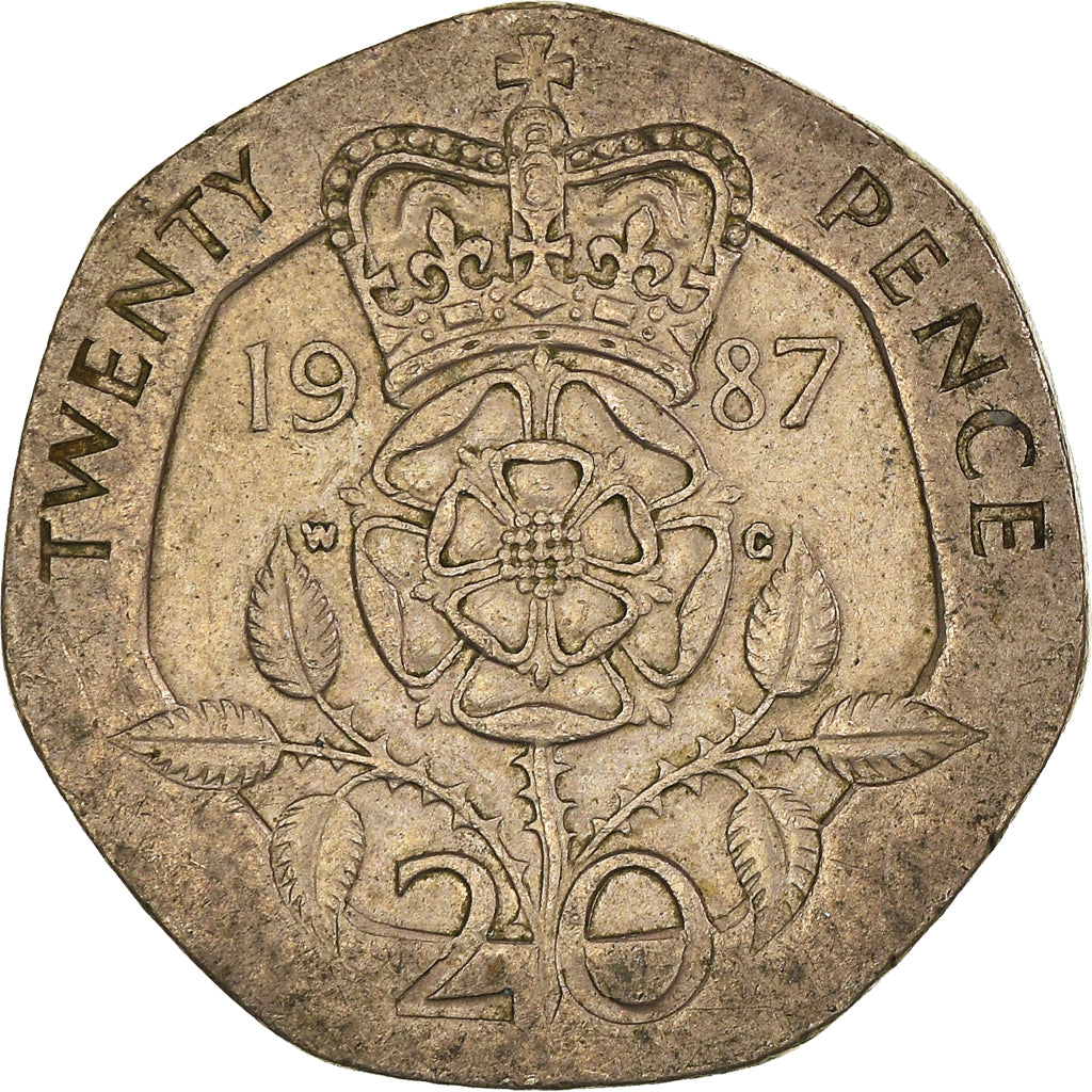 Moneta, Gran Bretagna, 20 Pence, 1987