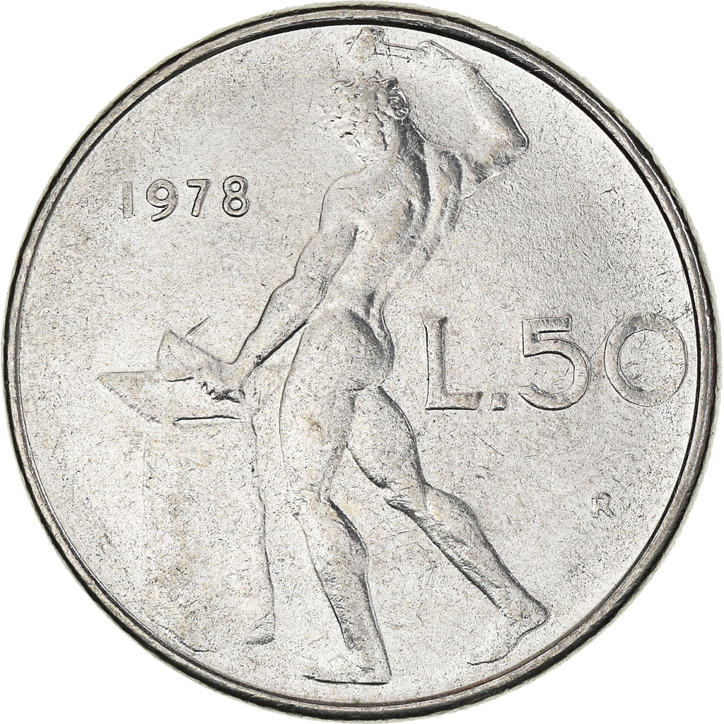 Moneta, Italia, 50 Lire, 1978