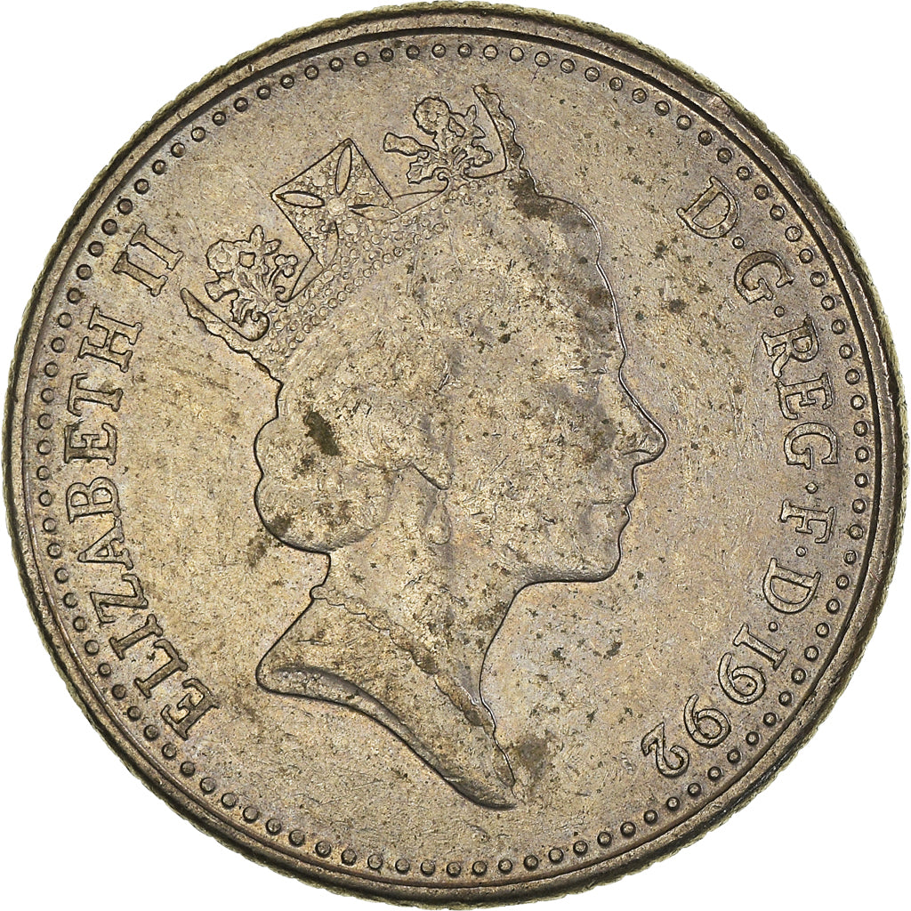 Monnaie, Grande-Bretagne, 10 Pence, 1992