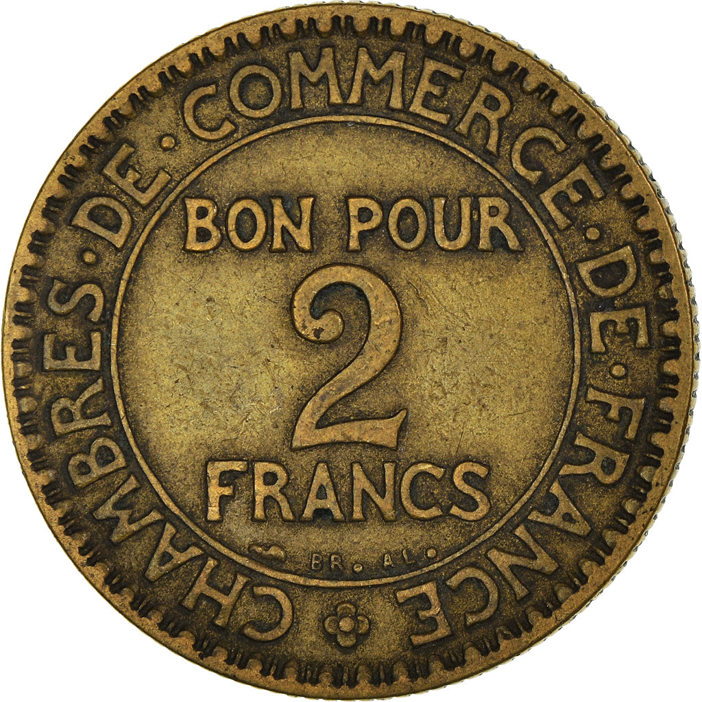 Moneta, Francia, 2 Francs, 1925