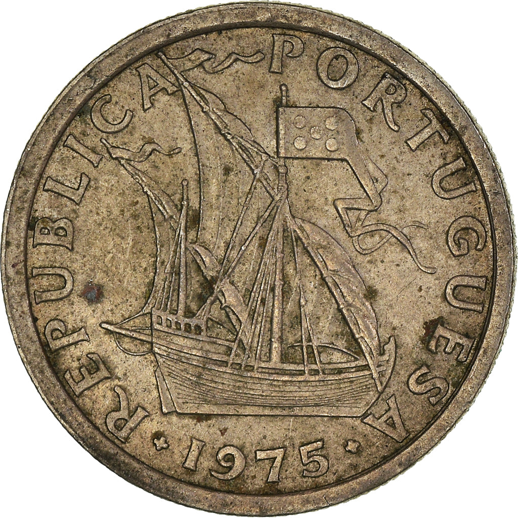 Coin, Portugal, 2-1/2 Escudos, 1975