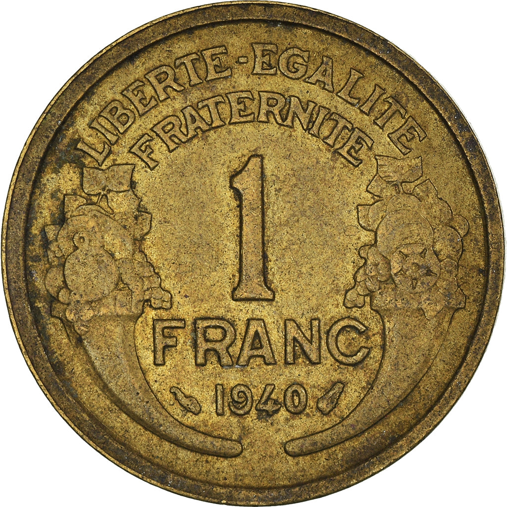 Monnaie, France, Franc, 1940
