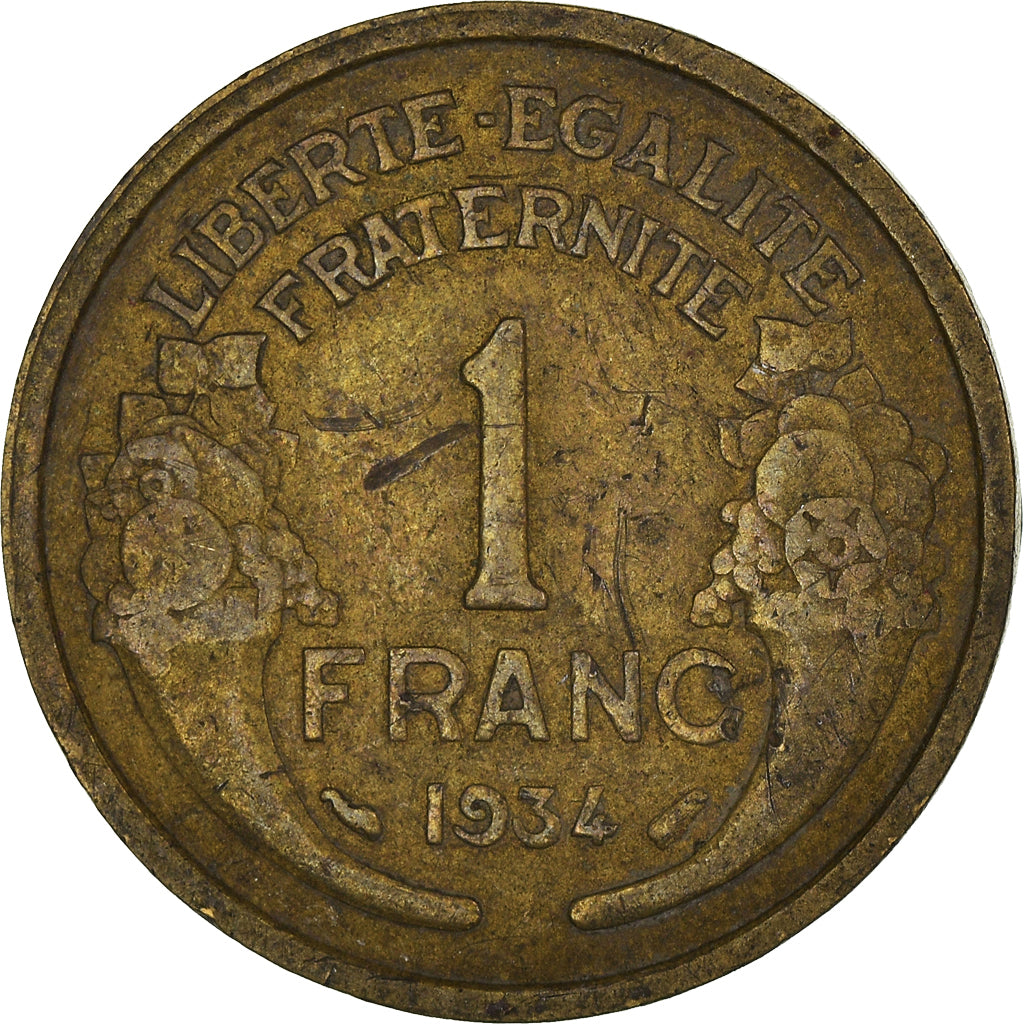 Moneda, Francia, Franc, 1934