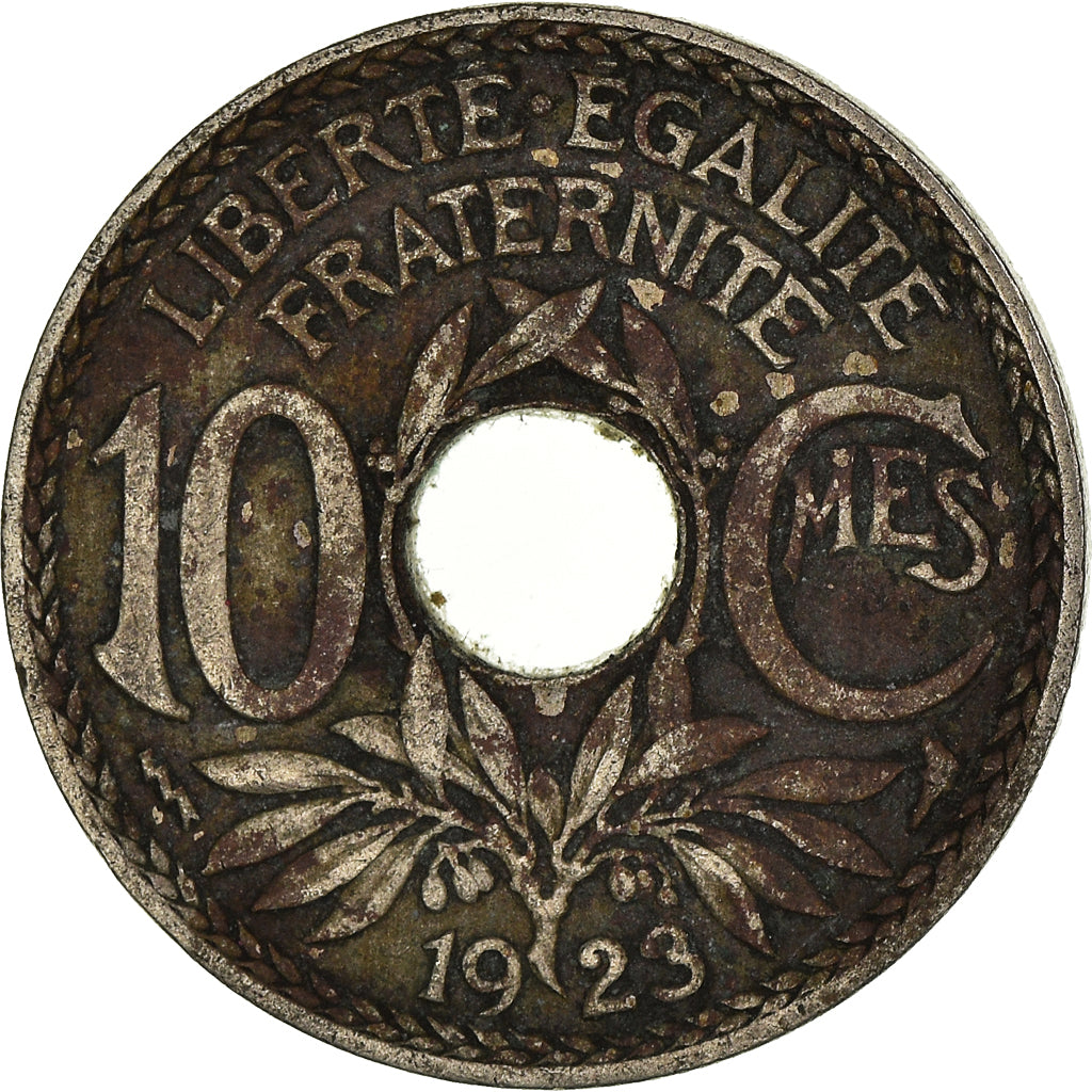 Coin, France, 10 Centimes, 1923