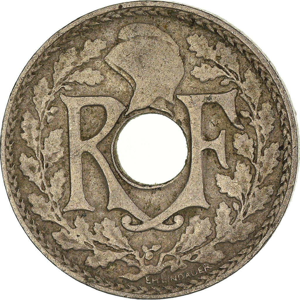 Moneta, Francia, 5 Centimes, 1919