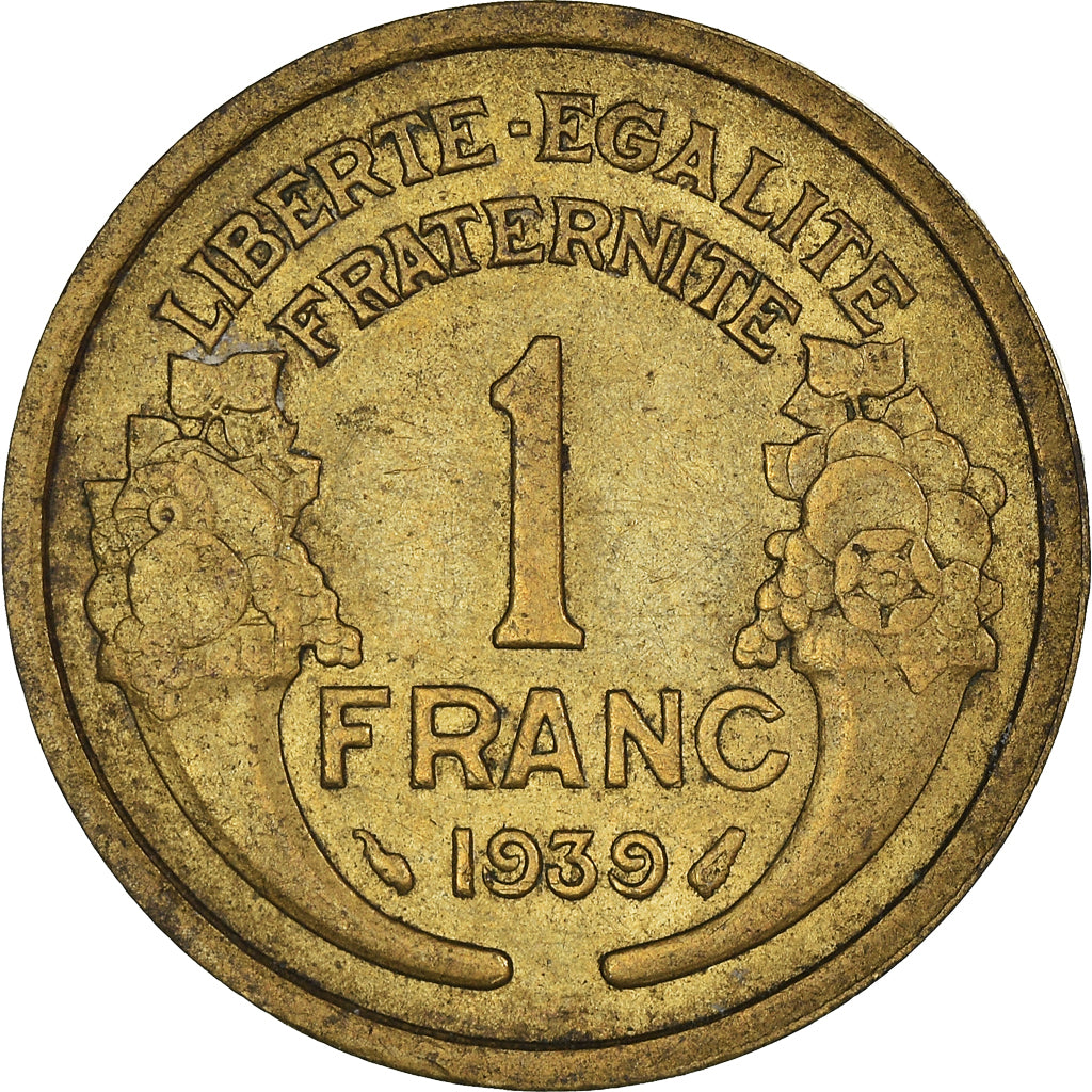Munten, Frankrijk, Franc, 1939