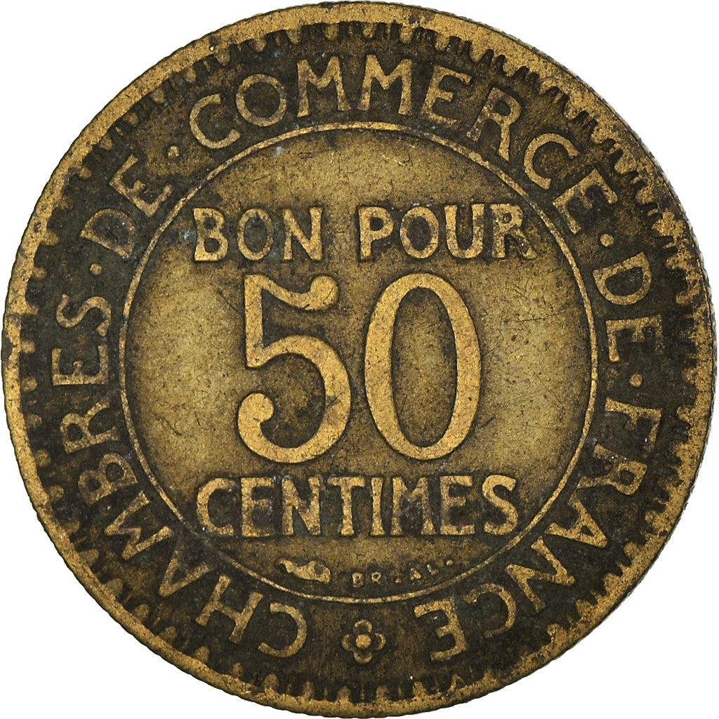 Moneta, Francja, 50 Centimes, 1922