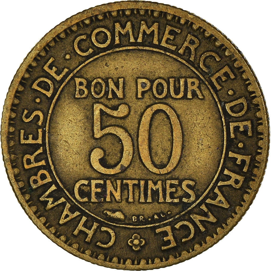 Monnaie, France, 50 Centimes, 1922