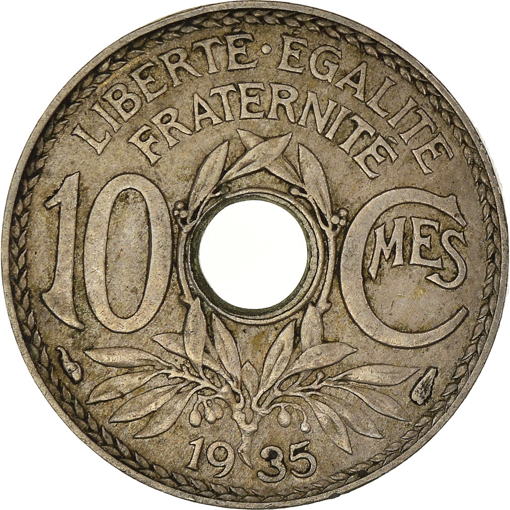 Coin, France, 10 Centimes, 1935