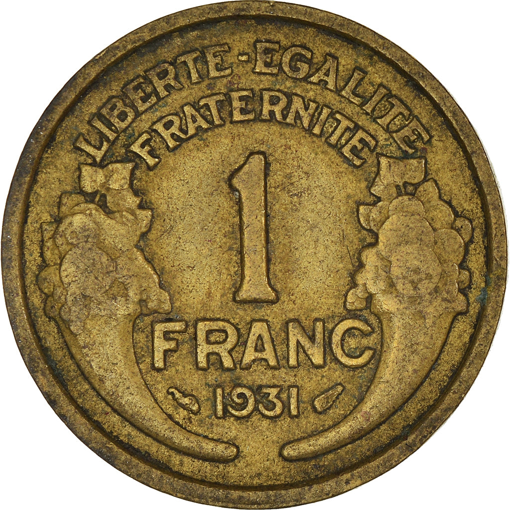 Monnaie, France, Franc, 1931