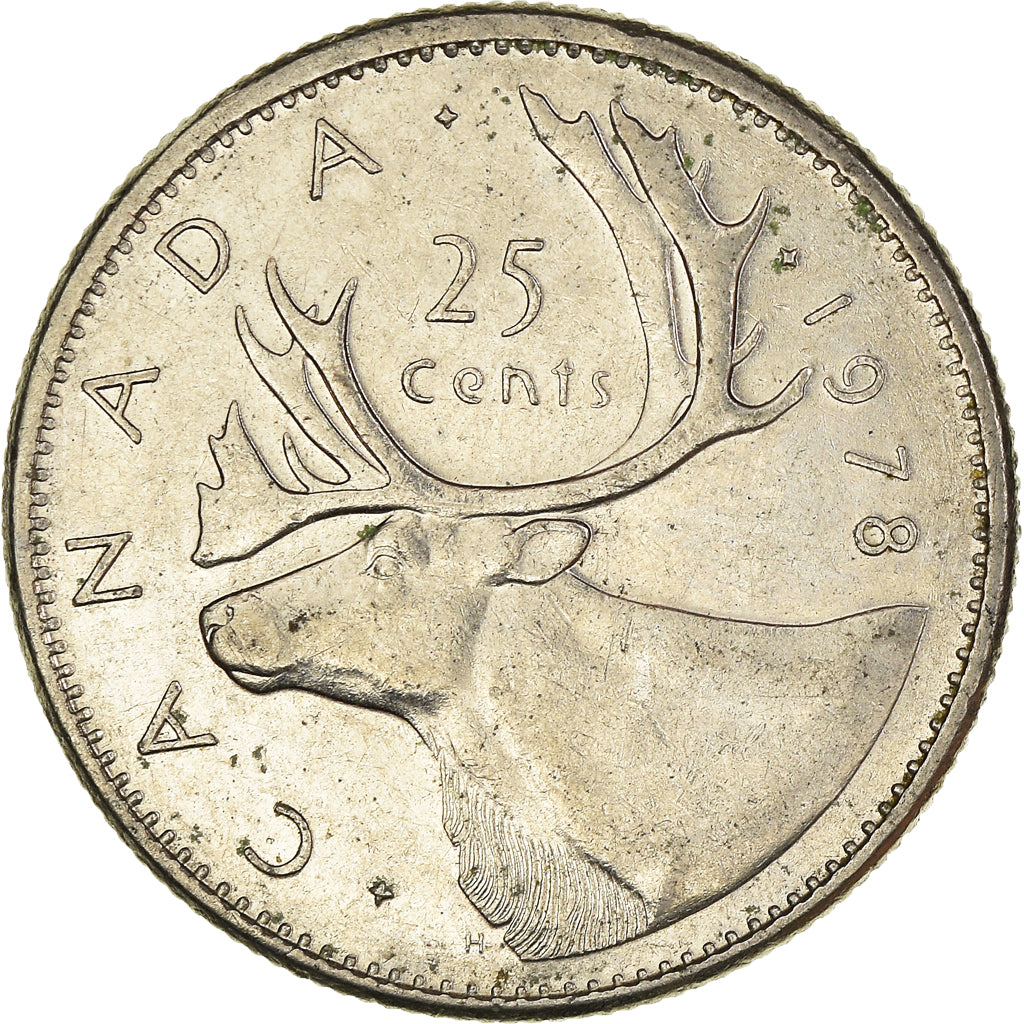 Moneta, Canada, 25 Cents, 1978