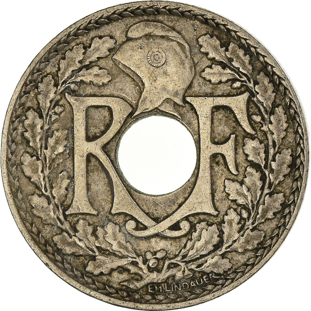 Coin, France, 10 Centimes, 1918