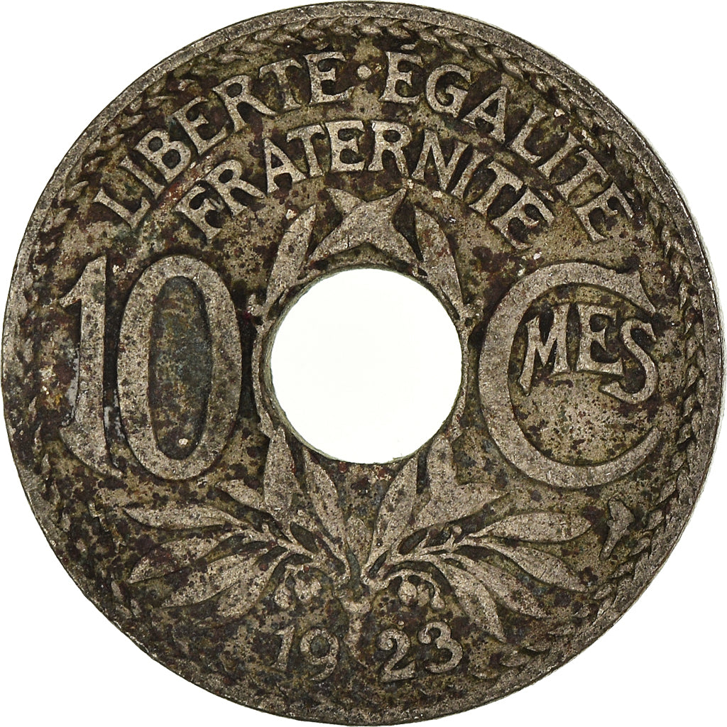 Coin, France, 10 Centimes, 1923