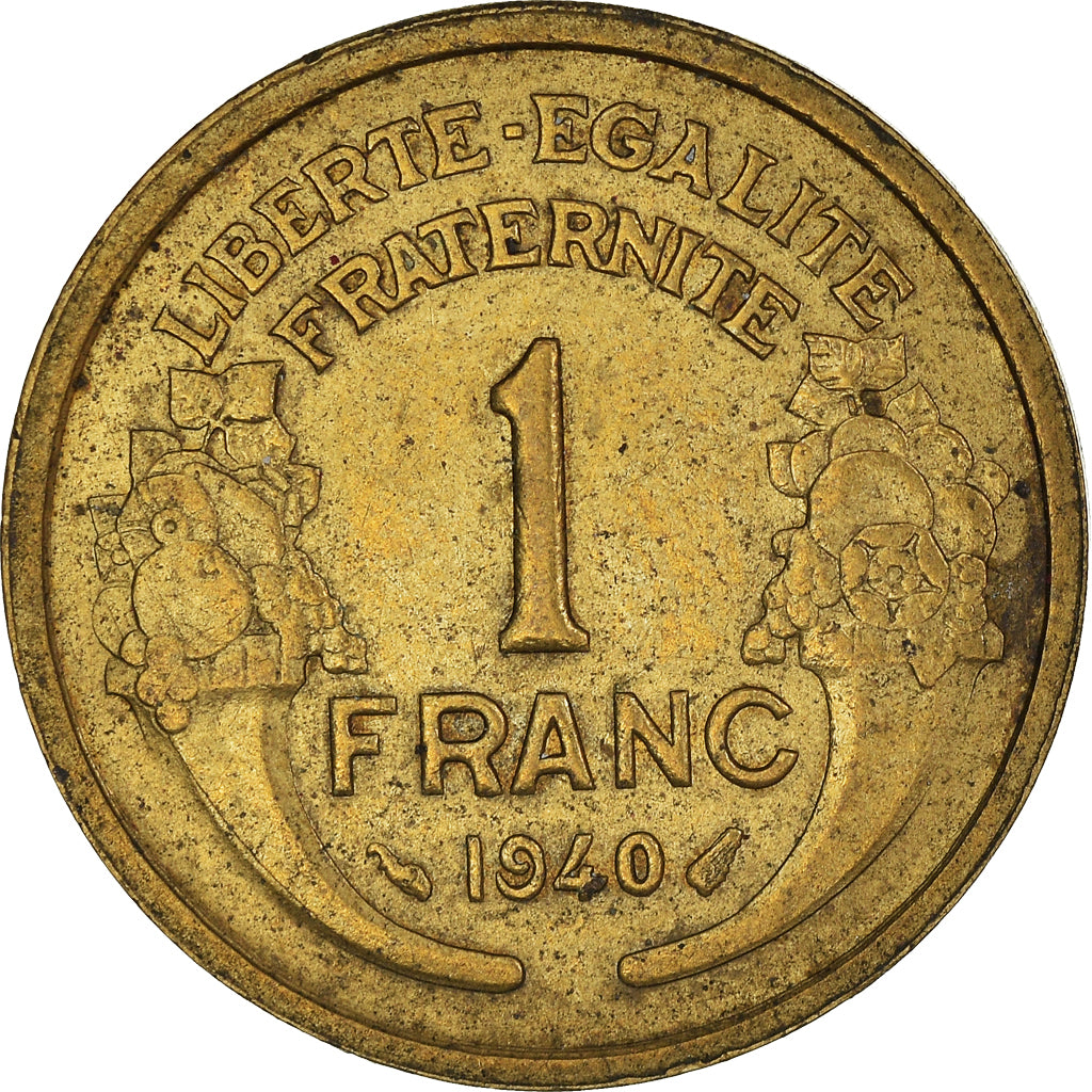 Monnaie, France, Franc, 1940