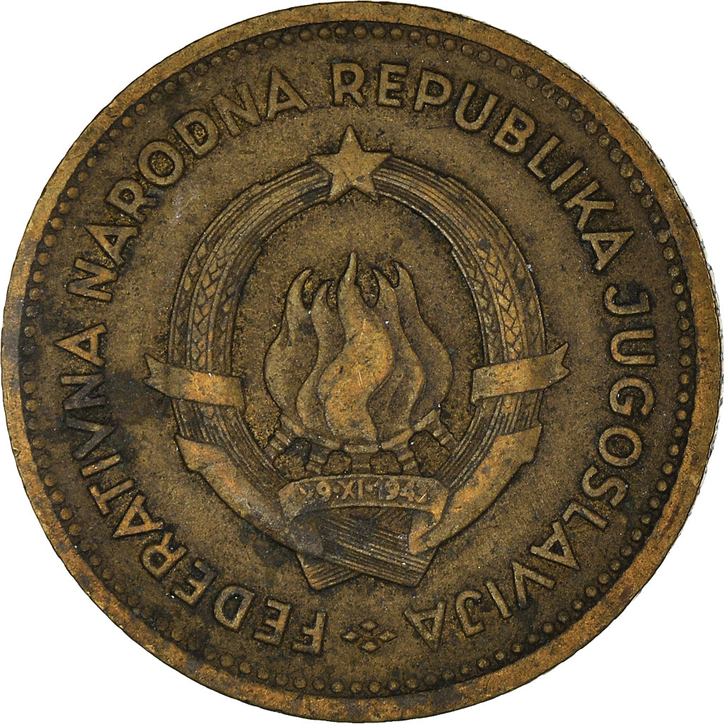 Münze, Jugoslawien, 10 Dinara, 1955