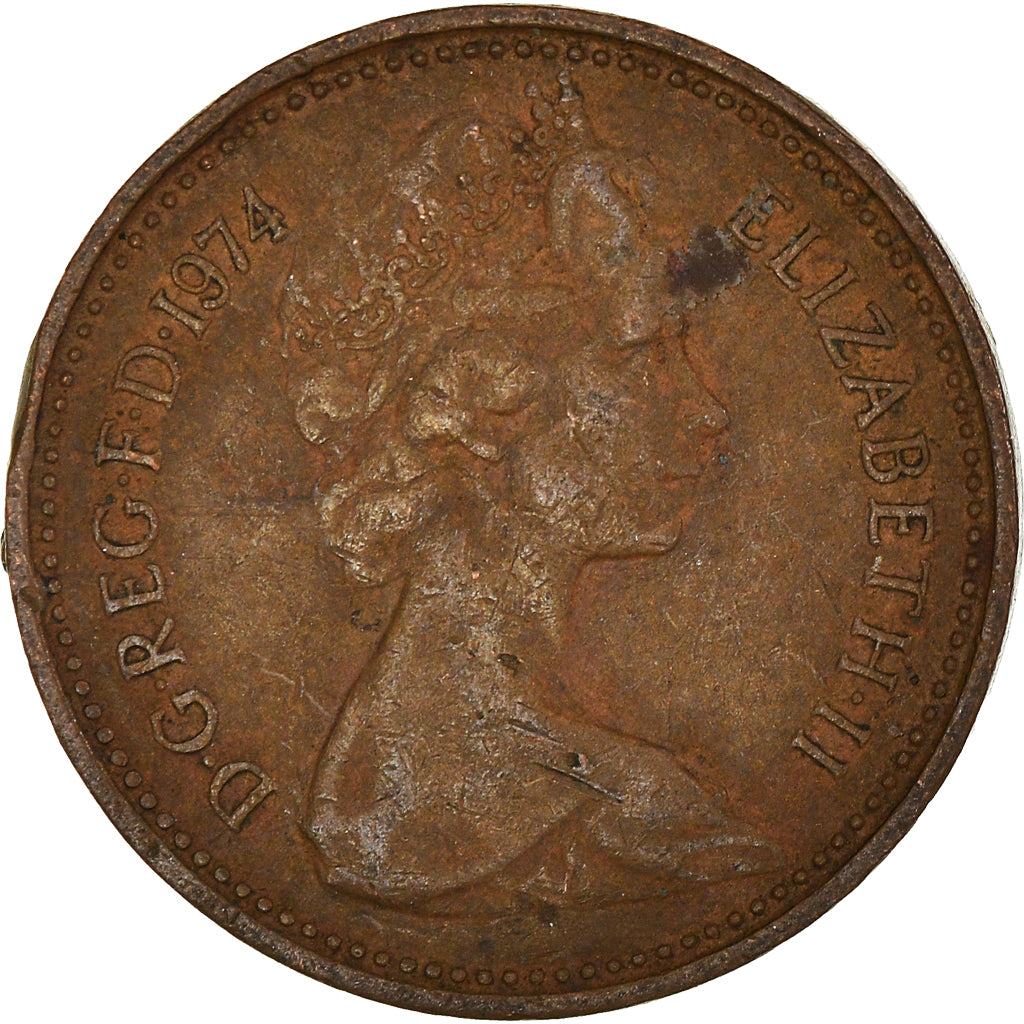 Munten, Groot Bretagne, New Penny, 1974