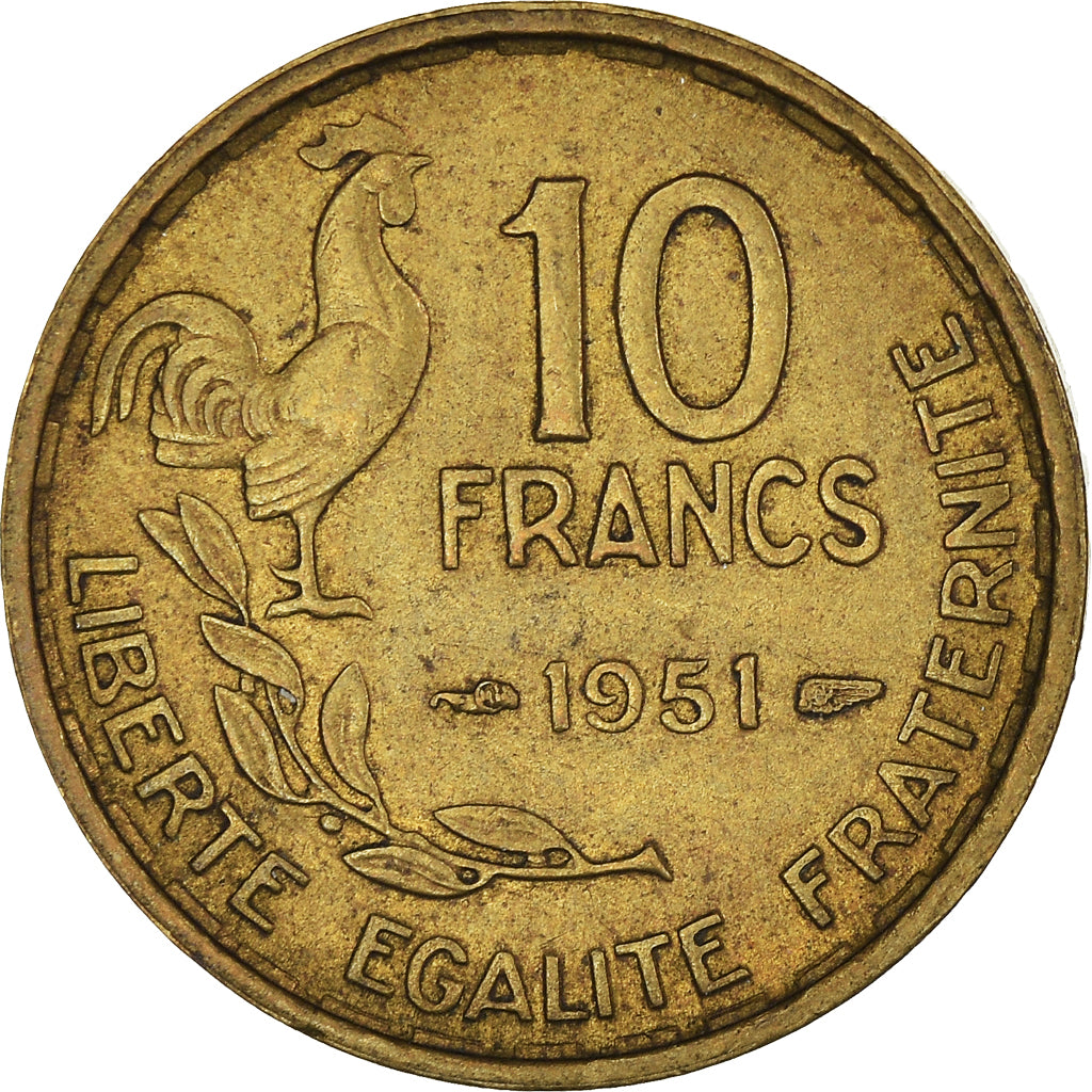 Münze, Frankreich, 10 Francs, 1951