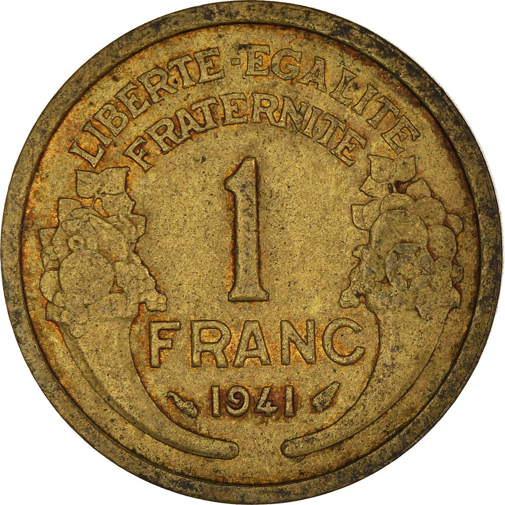 Monnaie, France, Franc, 1941