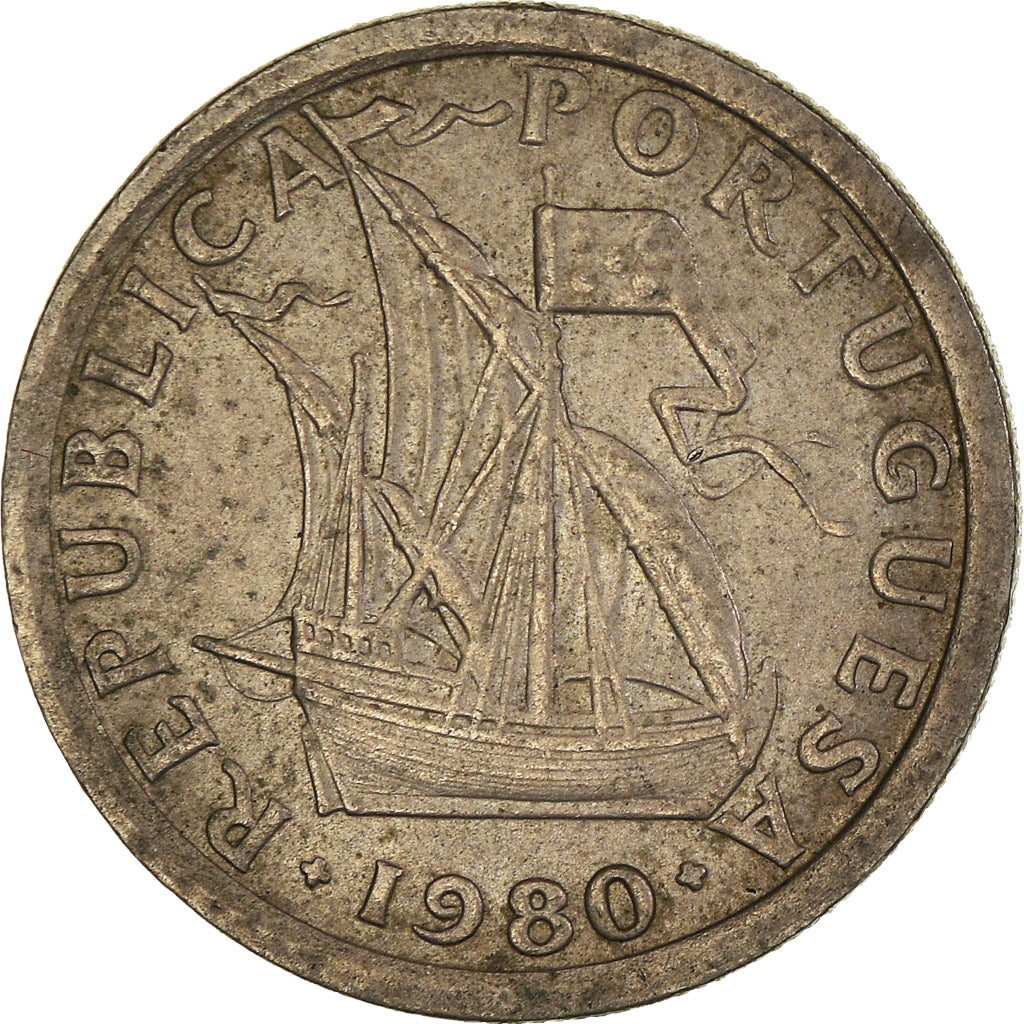 Moneta, Portogallo, 2-1/2 Escudos, 1980