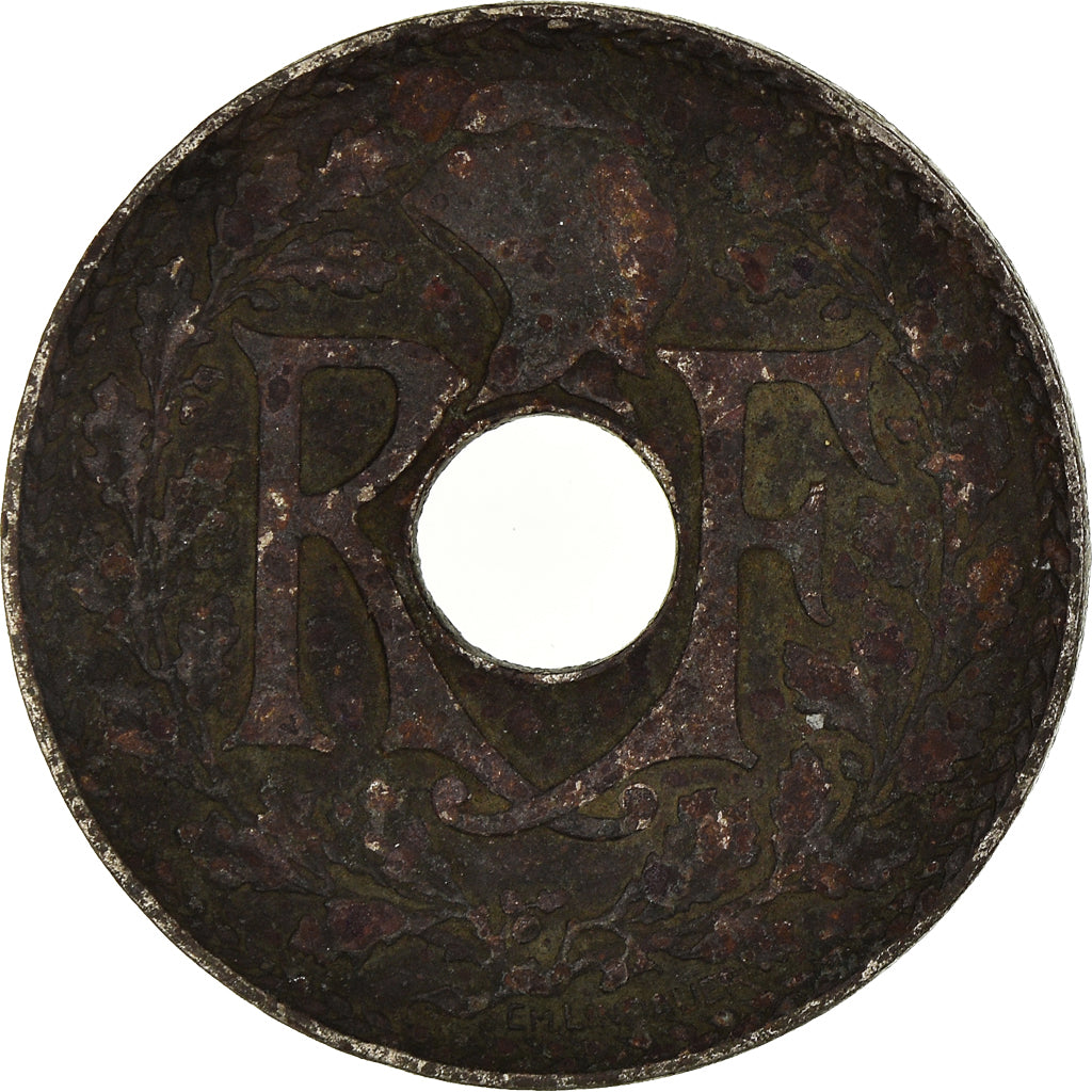 Munten, Frankrijk, 25 Centimes, 1932