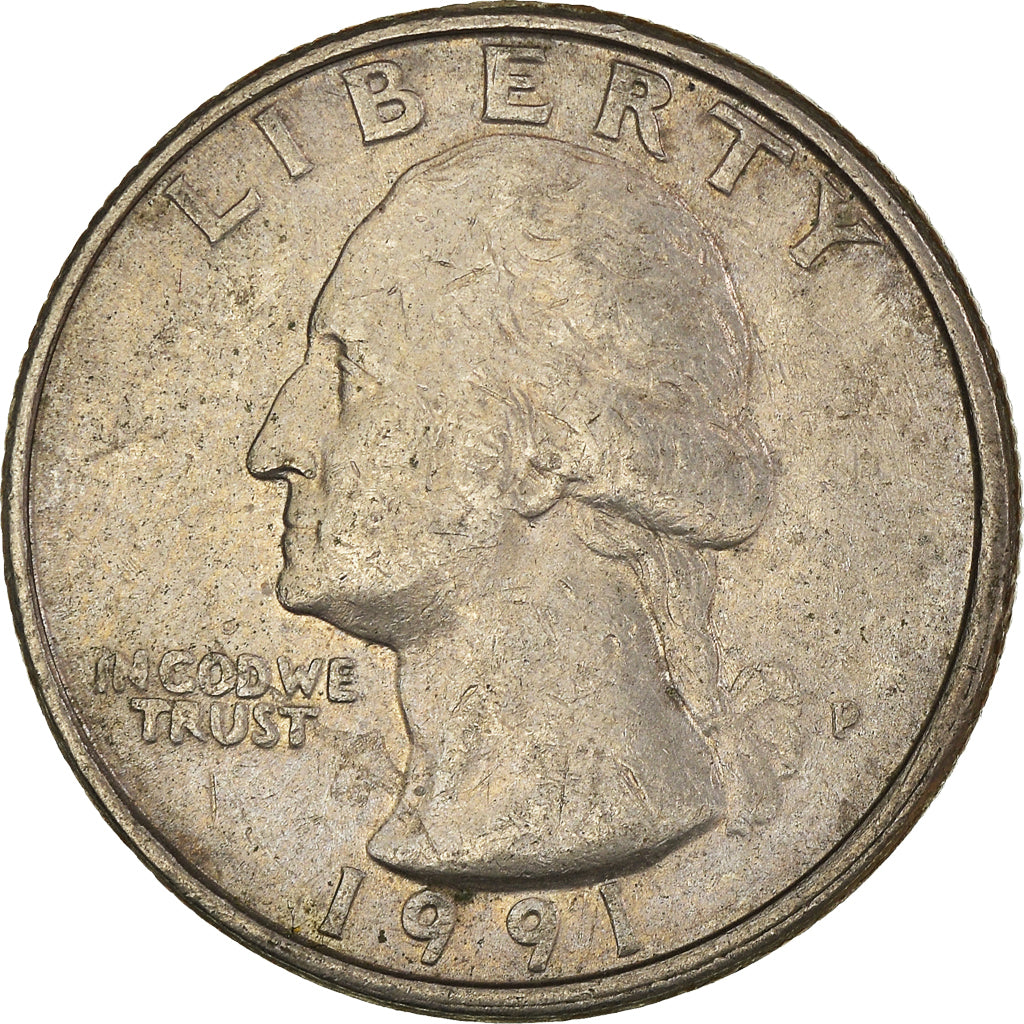 Moneta, USA, Quarter, 1991