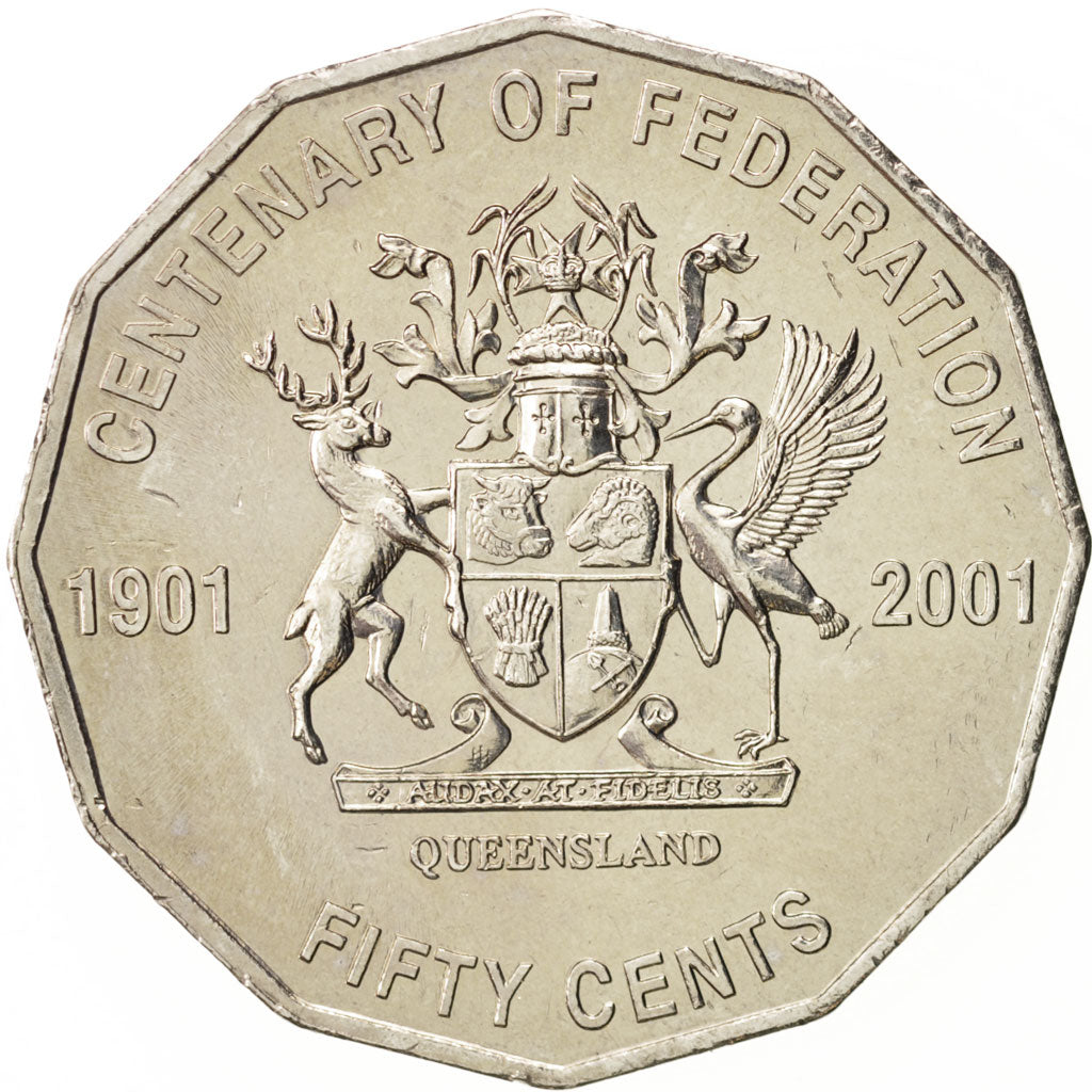Australia, Elizabeth II, 50 Cents, 2001, Royal Australian Mint, Canberra, MS(...