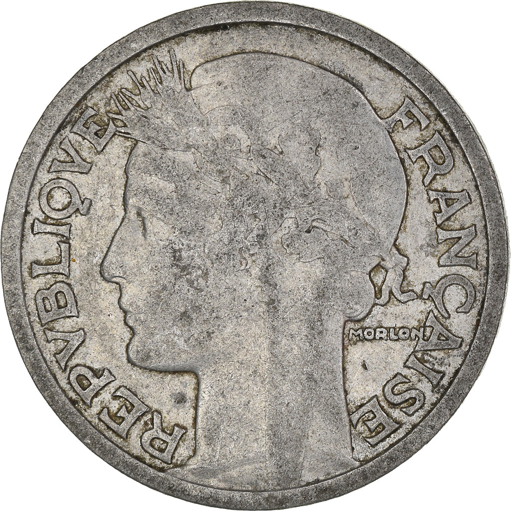 Moneta, Francia, 2 Francs, 1945