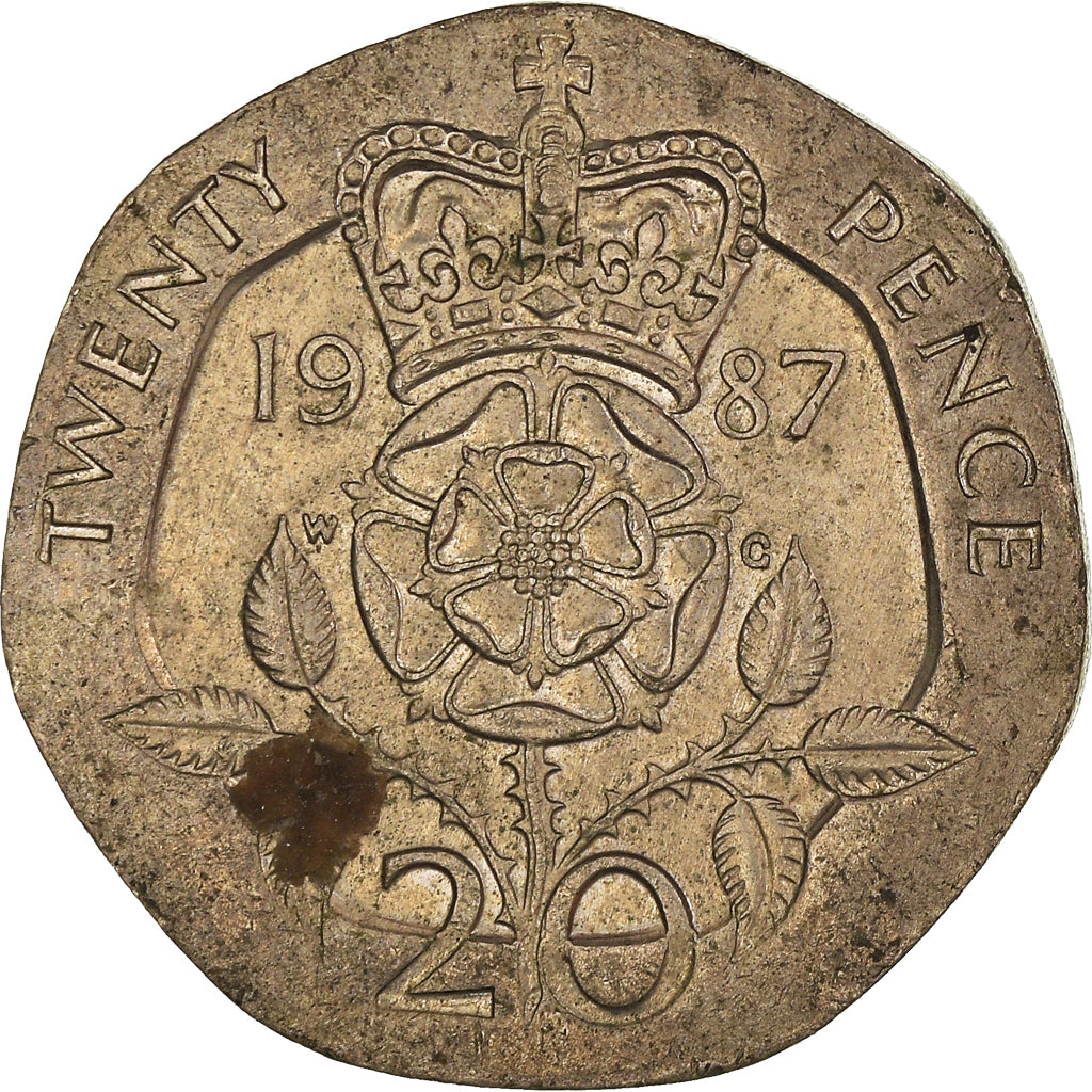 Monnaie, Grande-Bretagne, 20 Pence, 1987