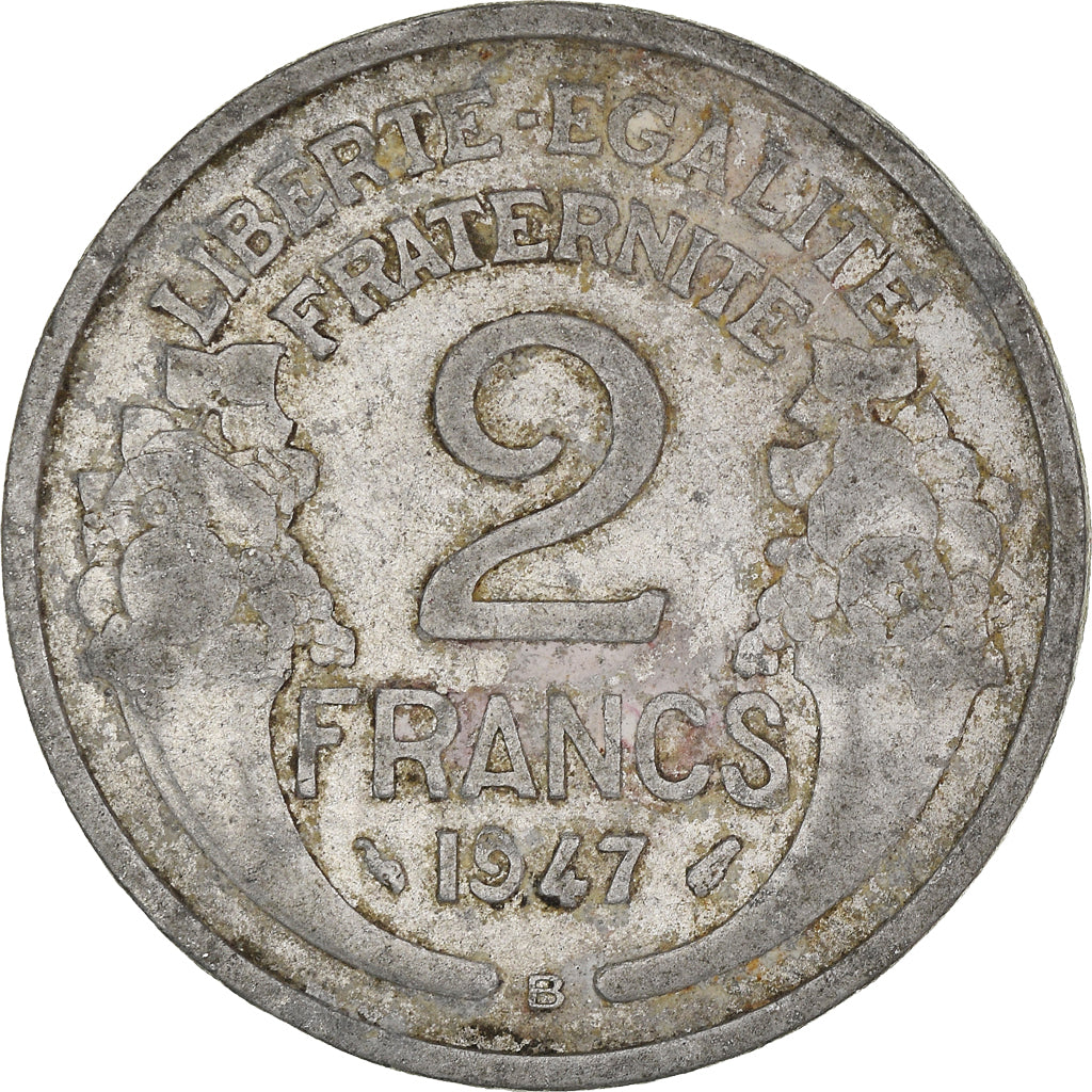 Moneta, Francia, 2 Francs, 1947