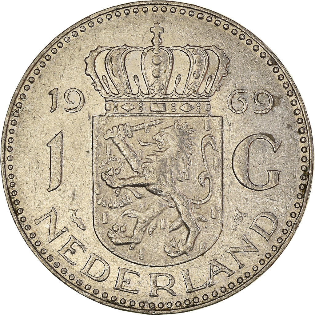 Moneda, Gulden, 1969, Países Bajos
