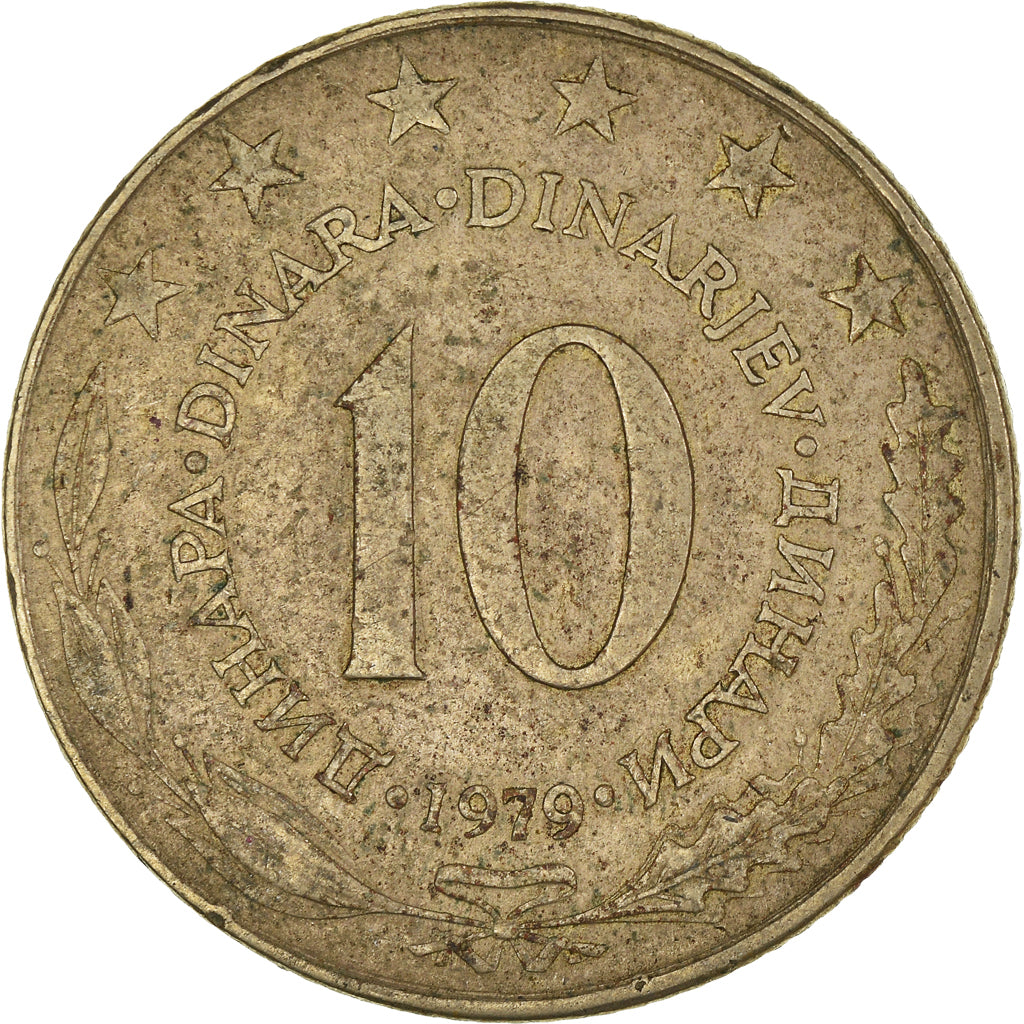Coin, Yugoslavia, 10 Dinara, 1979