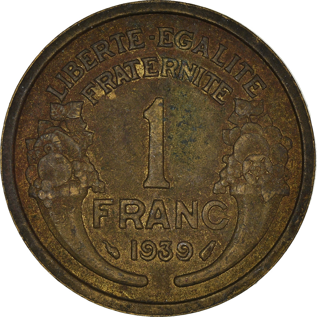 Monnaie, France, Franc, 1939