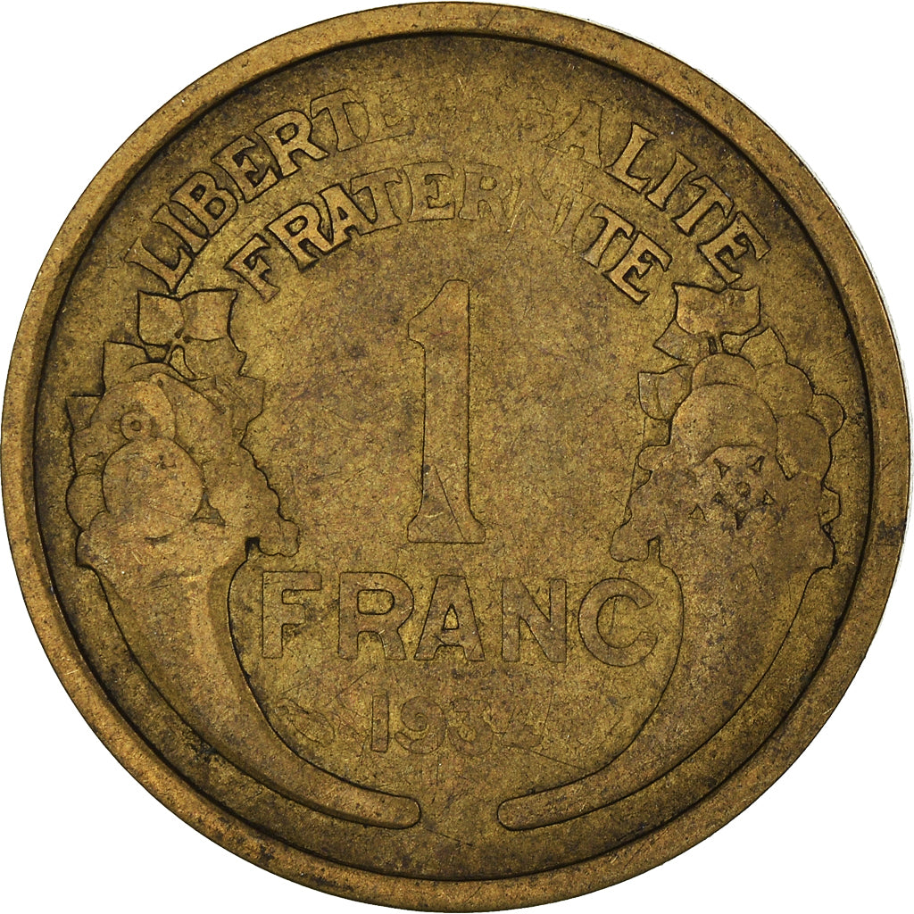 Monnaie, France, Franc, 1934