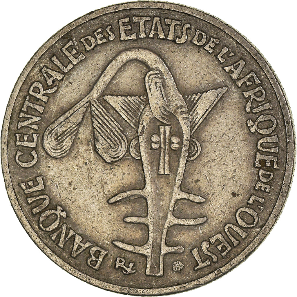 Moneta, Stati dell'Africa occidentale, 50 Francs, 1972