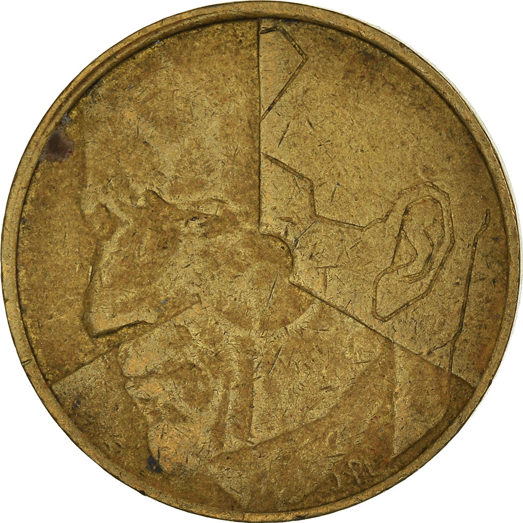 Coin, Belgium, 5 Francs, 5 Frank, 1986