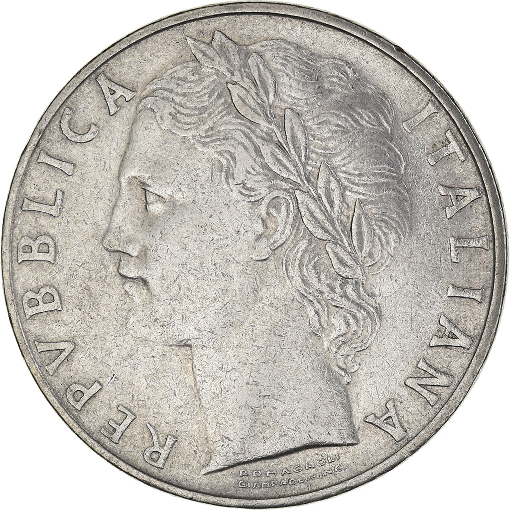 Moneda, Italia, 100 Lire, 1959