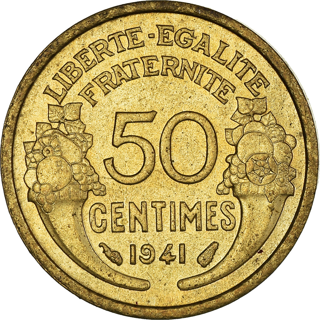 Monnaie, France, 50 Centimes, 1941